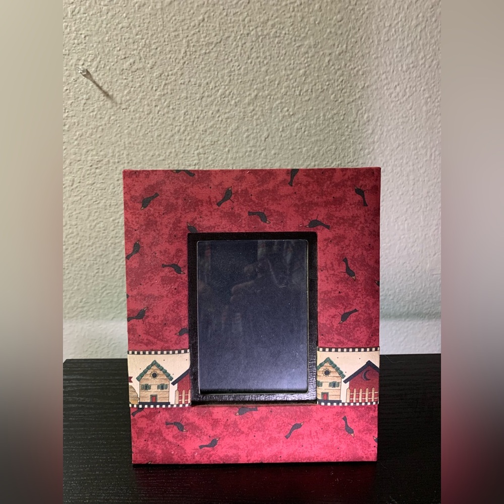 Country Cottage Fabric Picture Frame